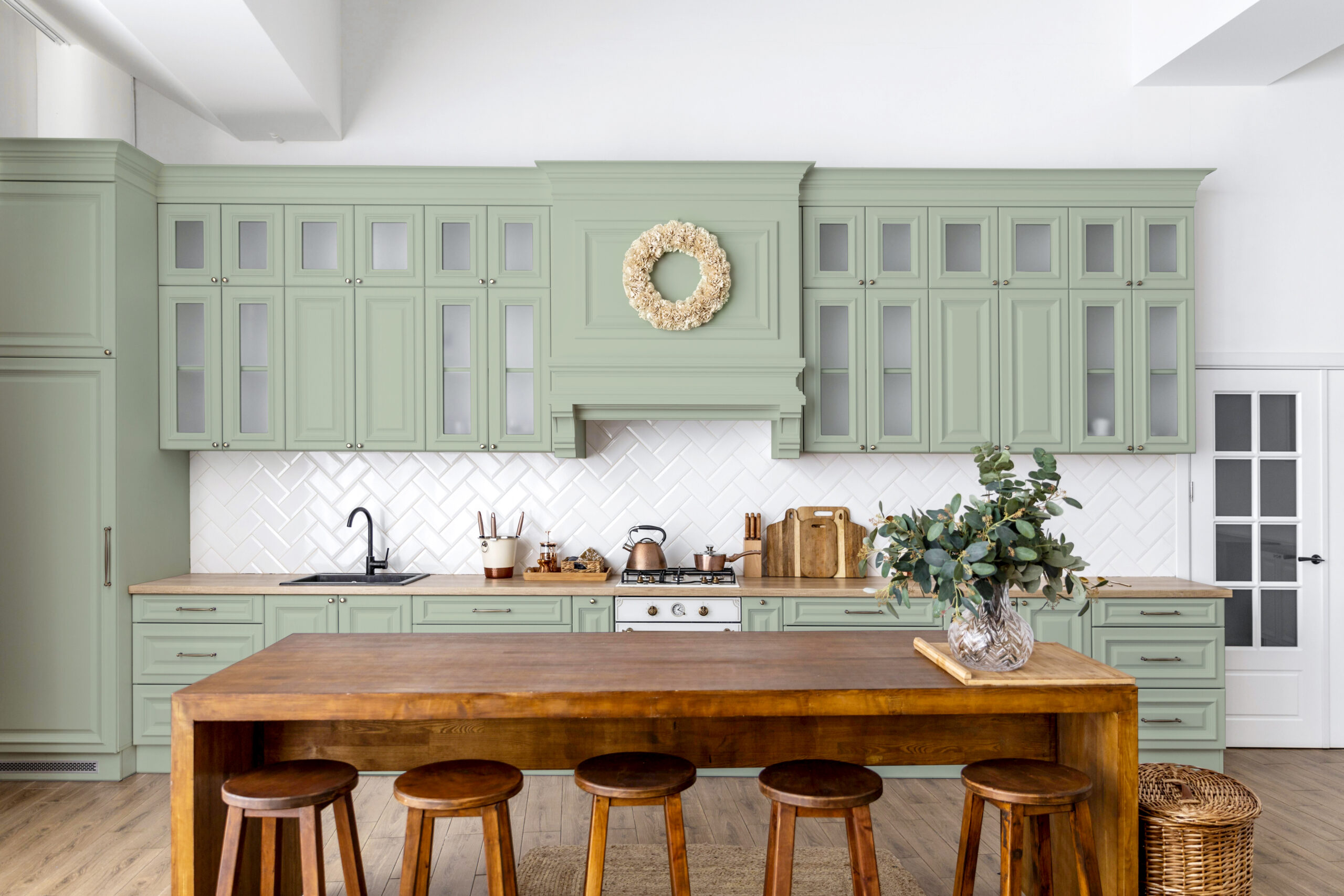 Green Kitchen Cabinet Ideas
